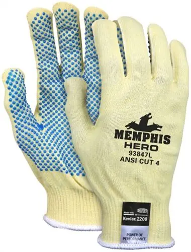 MCR Safety 93847L Cut Resistant Gloves Kevlar/Steel Large