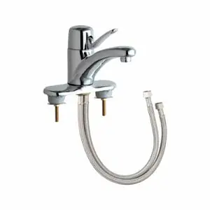 Chicago Faucets 2200-4E70-2300-4AB Single Lever Mixing Sink Faucet 4 inches 1.25 in