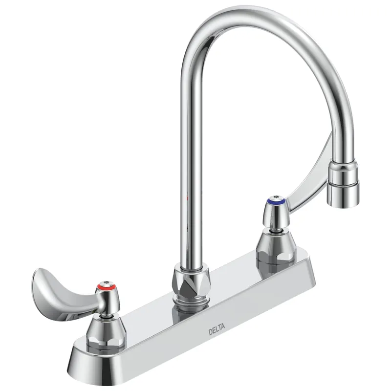 Delta 26C3934 Kitchen Faucet Heavy Duty Deck Mount 8 Inch Spread Replacement MPN