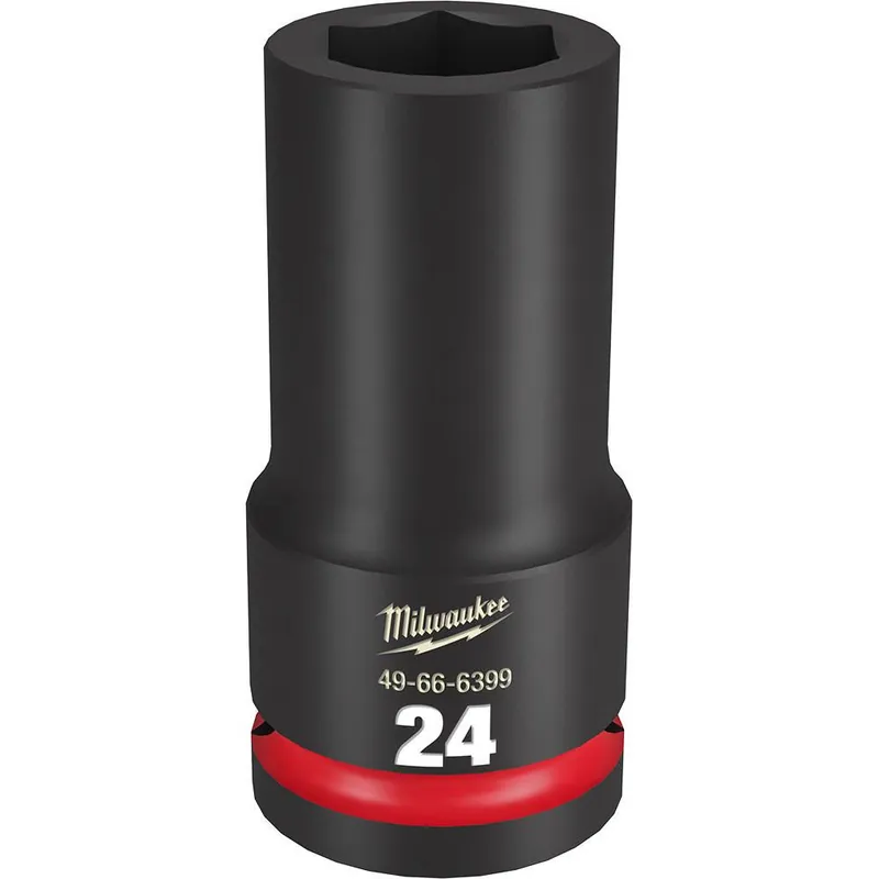 Milwaukee 49-66-6399 Shockwave Impact Duty 3/4 Drive 24MM Deep Socket