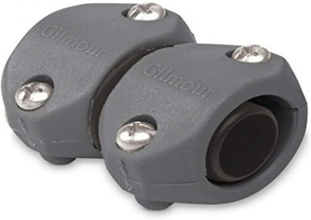 Gilmour 01HM Hose Repair Mender/Union 5/8 Inches to 3/4 Inches (2 Pack)