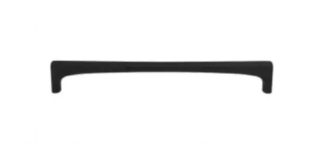 TOPS TK1015BLK Riverside Pull 7 9/16 Inch Flat Black