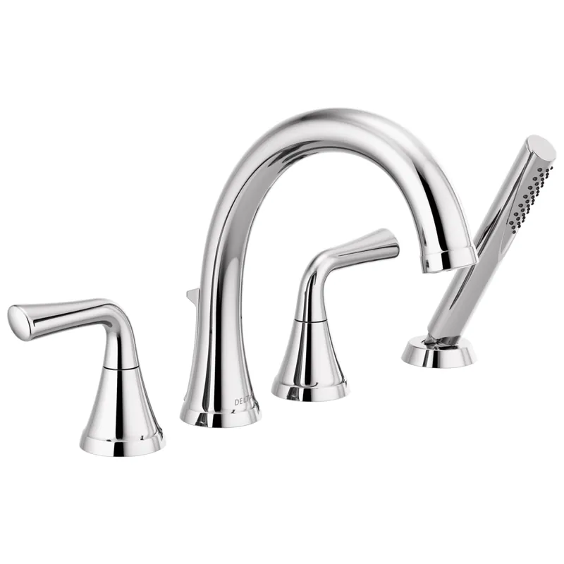Delta T4733 Kayra Two Handle Roman Tub Trim with Hand Shower