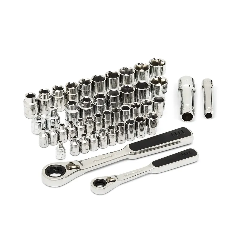 Gearwrench 8946 46 Piece Pass-Thru 6 Point SAE/Metric Tool Set With 1/4 inches & 3/8 inches Drive Tang