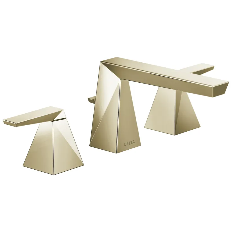 Delta 35543-PN-PR-MPU-DST Trillian Two Handle Widespread Bathroom Faucet