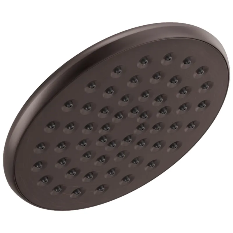 DELTA 52433-RB Universal Showering Components Showerhead 1 Function Round Raincan 6 Inch 1.75 Gallons per Minute