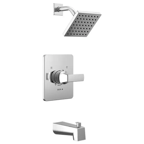 Delta T14437-LHD Velum 14 Series Tub and Shower Trim Chrome