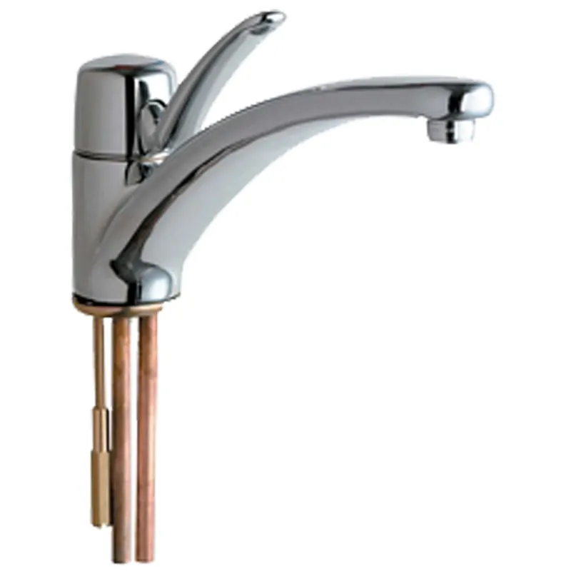 Chicago Faucets 2300-E34ABCP Single Lever Hot and Cold Water Mixing Sink Faucet