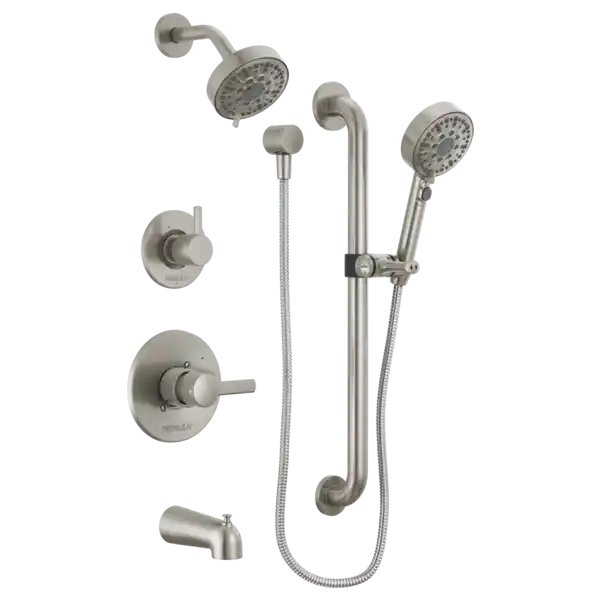 Peerless PTT24447-BN Precept ADA Tub Shower and Hand Shower 1.5 gpm