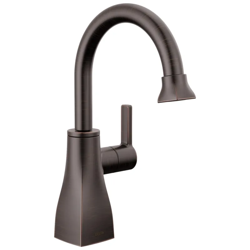 Delta 1940-RB-DST Beverage Faucet Contemporary Square Cold Water Only with Air Gap