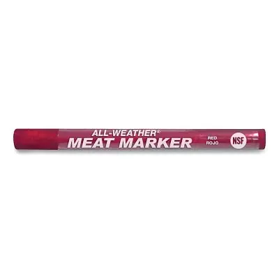 All-Weather 62103 Meat Marker Red