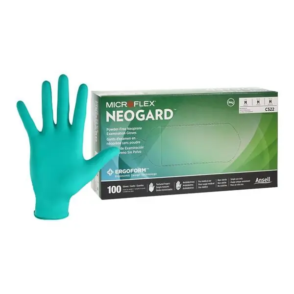 MICROFLEX C522 Neogard Pf Chloroprene Exam Glove Medium (100 Pack)
