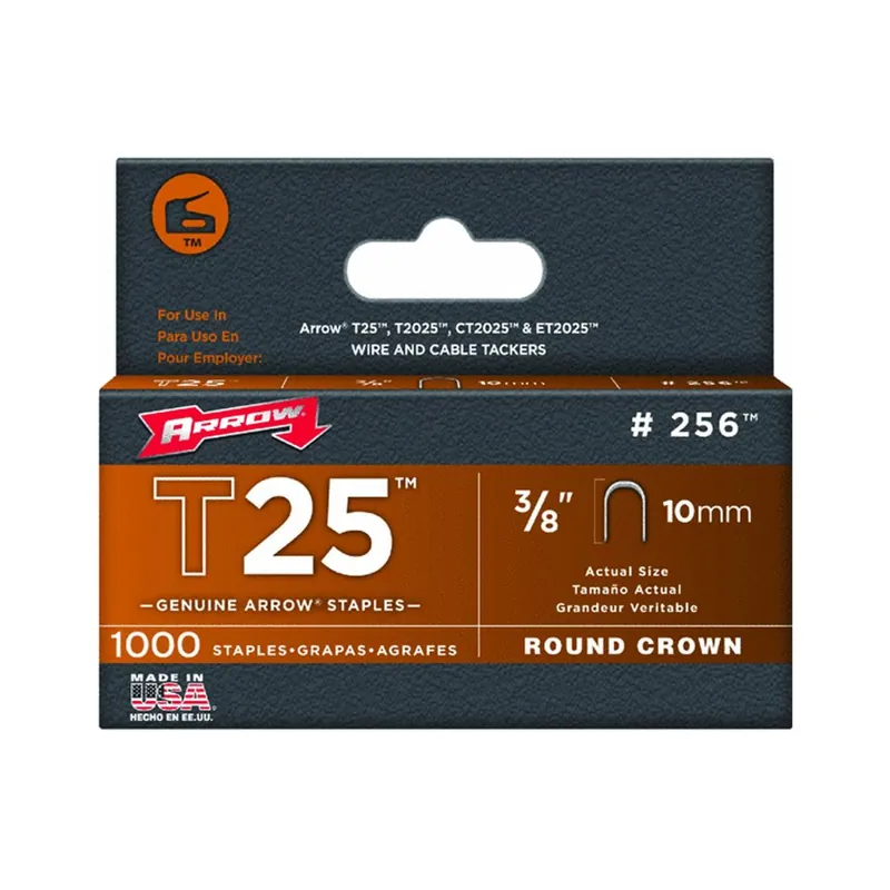 ARROW 256 Arrow 256 3/8 inches T25 Staples (1000-Pack)