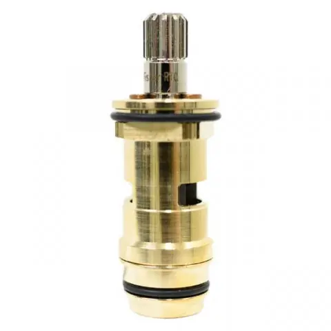 Fisher Manufacturing 75958 Ceramic Disc Cartridge 1/2 inches Left Turn Close Brass