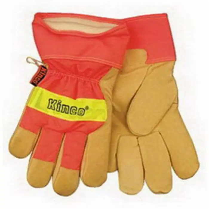 KINCO 1938-L Glove Reflective Insulated Lg Pigskin, PR
