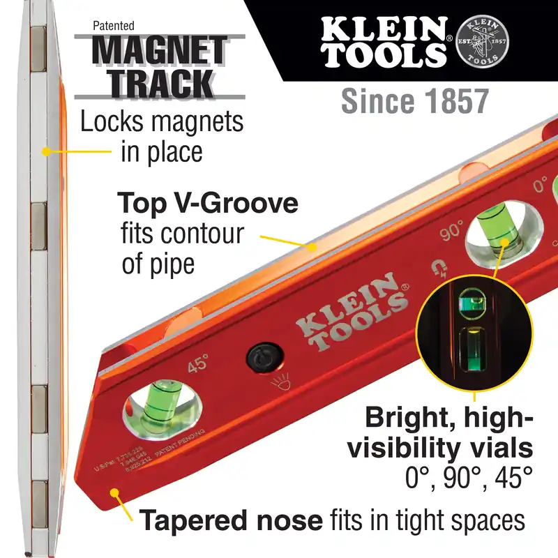 Klein Tools 935RBLT Magnetic Lighted Torpedo Billet