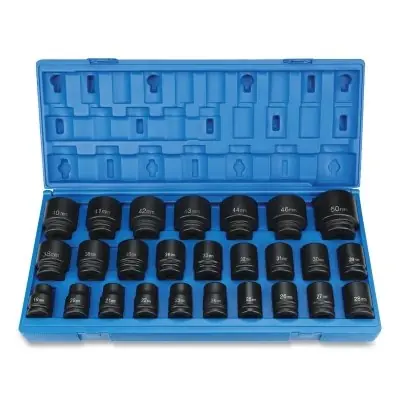 Grey Pneumatic 8026M 3/4 Inches Drive 26-Piece Metric Master Socket Set