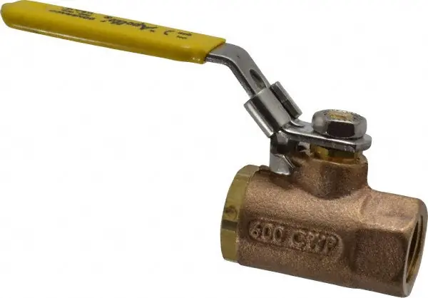 Conbraco 70-101-27-41 Brz Std Port Ball Valve W/Latch Lock Hdl 1/4 IN