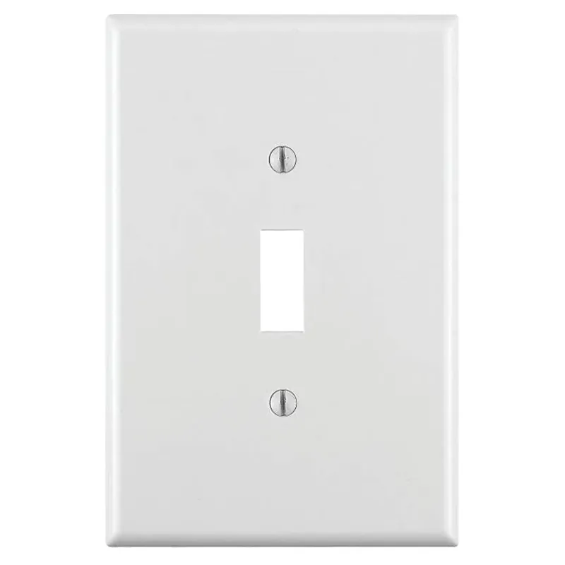 Leviton 001-88101-000 1-Toggle Oversized Wall Plate 5-1/4 in L X 3-1/2 in W