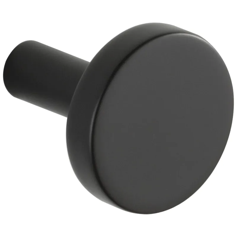 Brizo 699275-BL Odin Knob for Drawer Matte Black Metal 1-5/16 Inch