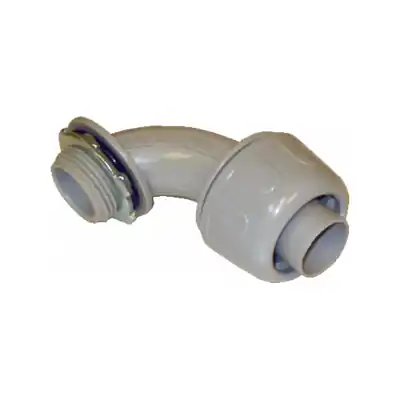 MARS 85020(13172) Liquid-Tight PVC Flexible Connector, Non-Metallic, Elbow, 90 Degrees, 1/2