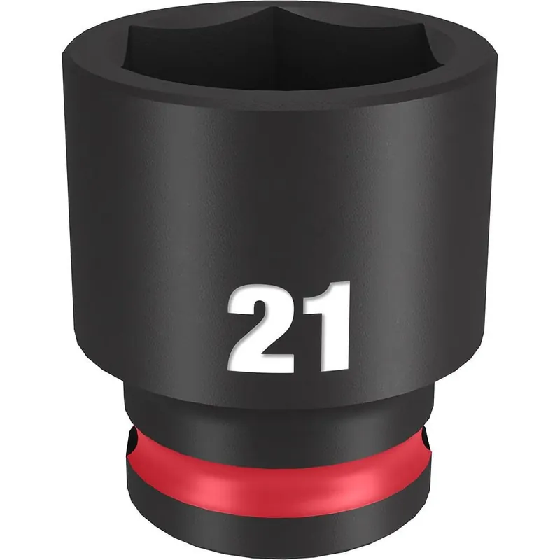 Milwaukee 49-66-6144 Shockwave Impact Duty 3/8 Drive 21MM Standard 6 Point Socket