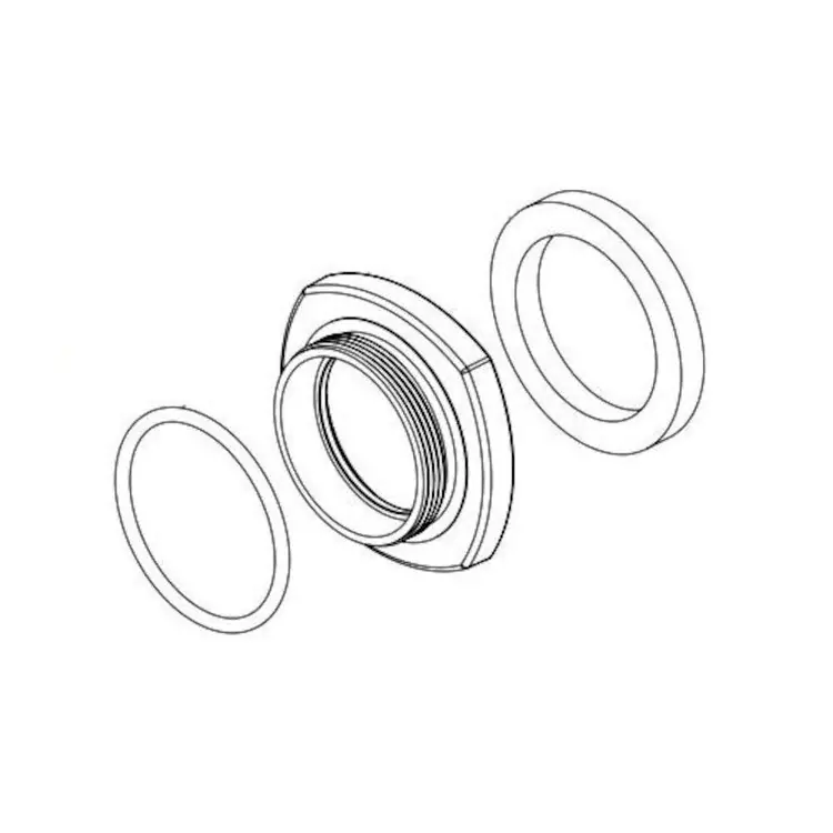 Delta RP100413SS Flange Handle Replacement Part with Gasket and O-Ring for Stryke T3576LF-WL