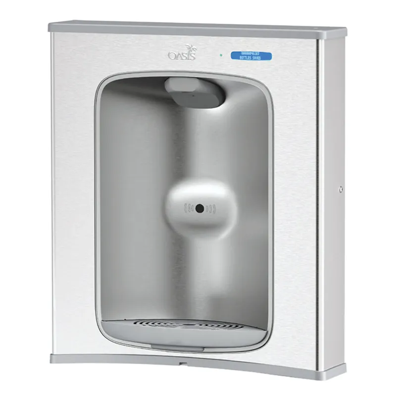 OASIS 507003FVF Contactless VersaFiller Stainless Steel Alcove Retrofit Kit with VersaFilter III