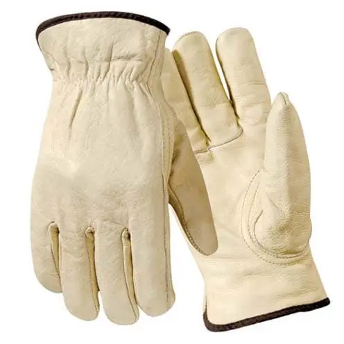 Wells Lamont Y0131XS Driver Grain Cowhide Keystone Thumb Elastic Shir Back XS
