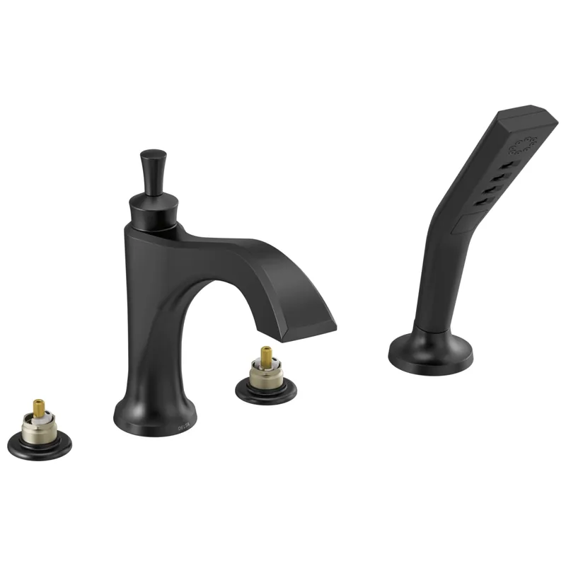 Delta T4756-BLLHP Roman Tub Trim With Handshower 2 Less Handles