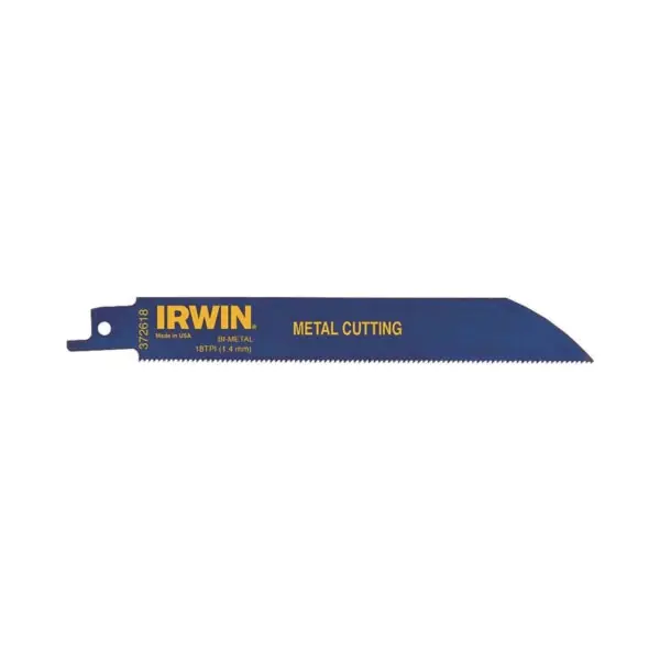 Irwin 372618B Reciprocating Saw Blade 6 inches WeldTech Bi-metal 18 TPI 25 Pack