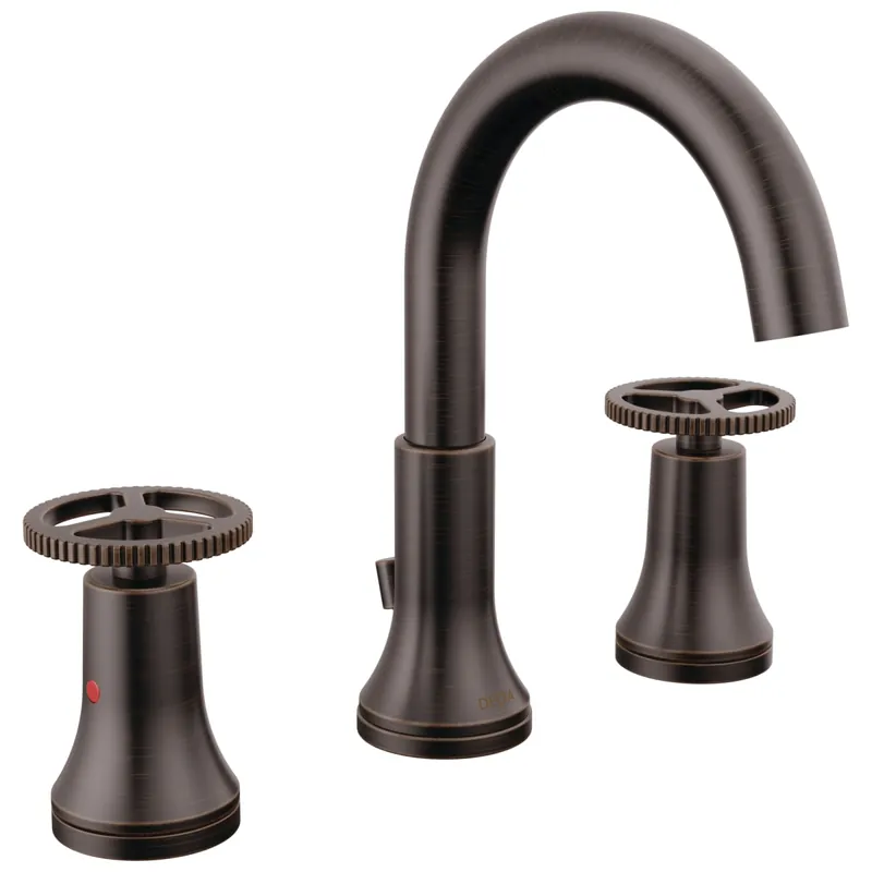 Delta 3558-RBMPU-DST Lavatory Faucet Trinsic Widespread 4-16 Inch Spread WaterSense