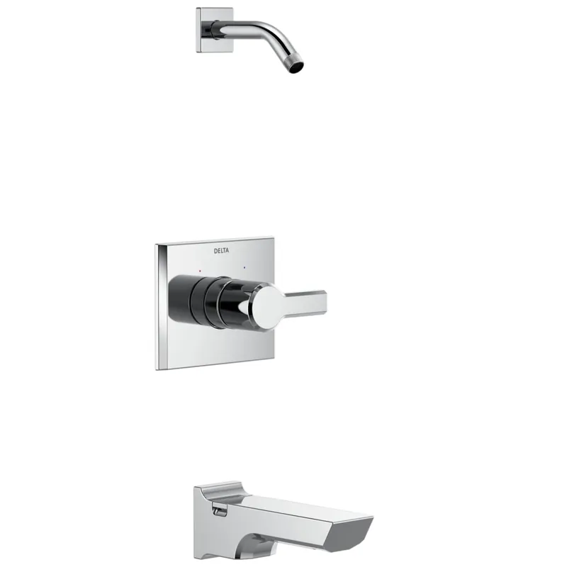 Delta T14499-PR-LHD Pivotal Monitor 14 Series Tub and Shower Trim