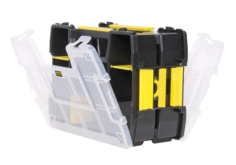 Stanley STST14021 SortMaster Organizer Box With Dividers Light 1-Pack