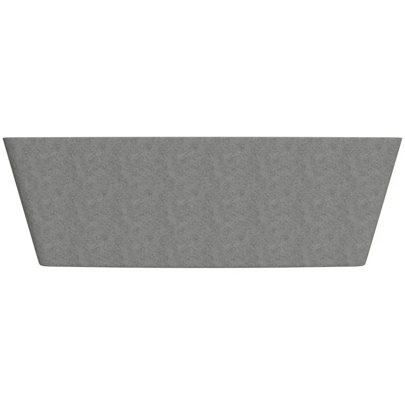ALFI ABCO71TUB Solid Concrete Rectangular Freestanding Bathtub