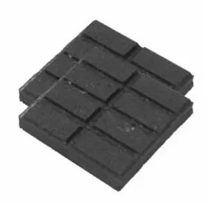 MARS Motors and Armatures 52110 Mars 4 Inch L x 4 Inch W x 7/8 Inch H Rubber and Cork Anti-Vibration Pad