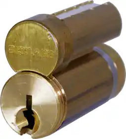 Schlage Lock 23-030F606 FSIC Core F Keyway Satin Brass Finish
