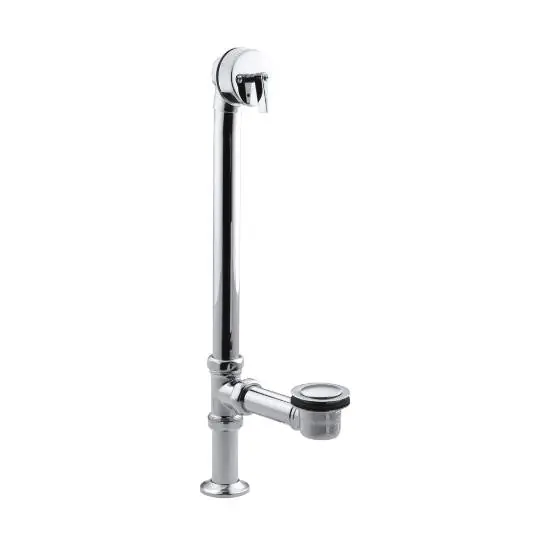 Kohler 7159-CP Vintage Brass Trip Lever Drain in Polished Chrome