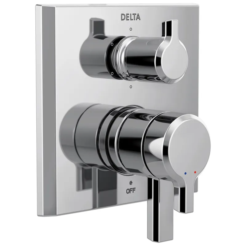 Delta T27999-PR Diverter Trim Pivotal 2-Handle Monitor 17 Series with 6-Setting