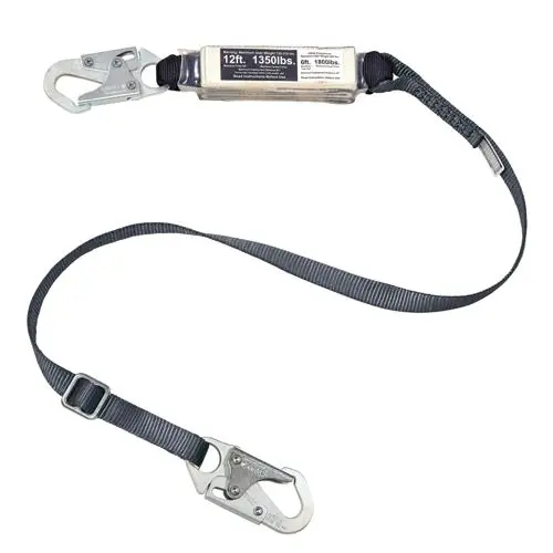 MSA SAFETY 10211485 Ea Lany 12 Feet Ff Sm Snap Adj Single 6 Feet