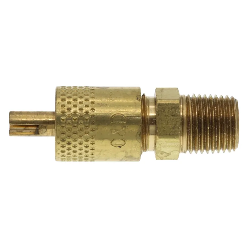 C&D Valve CD1818/6 1/4 inches x 1/8 inches, Male Flare Access x MPT Adapter (6 per Pack)