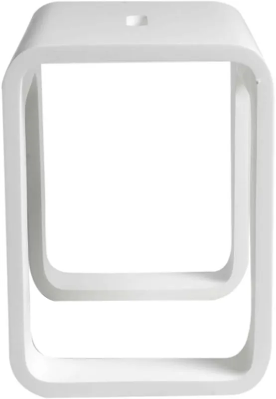 ALFI ABST99 White Matte Solid Surface Resin Bathroom Shower Stool