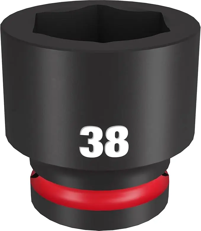 Milwaukee 49-66-6376 Shockwave Impact Duty 3/4 Drive 38MM Standard Socket