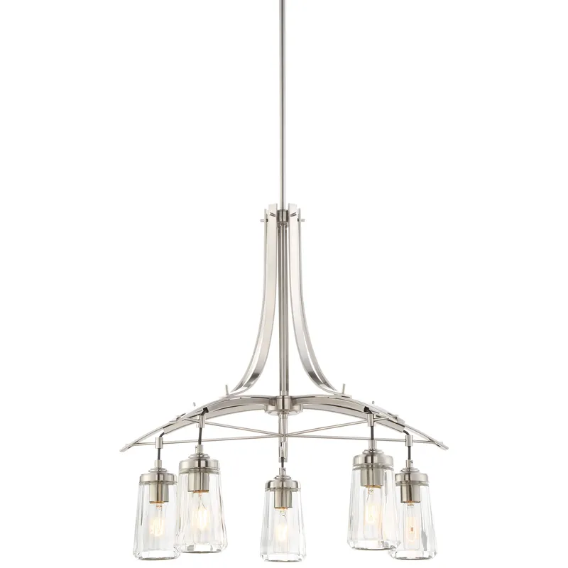 Minka 3305-84 Poleis 5 Light Chandelier 60 Watts