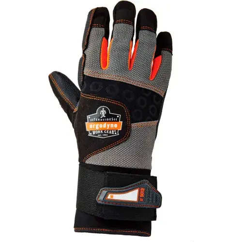 Ergodyne 17734 Proflex 9102 Certified Anti-Vibration Gloves & Wrist Support L
