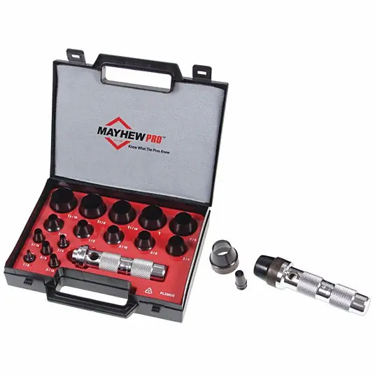 Mayhew Tools 66016 36 PC SAE Hollow Punch Set
