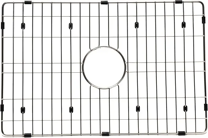 ALFI ABGR27 Grid Brushed Stainless Steel 22.8 x 15 x 0.25
