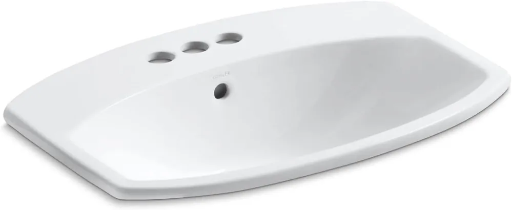 Kohler 2351-4-0 Cimarron Self-Rimming Bathroom Sink