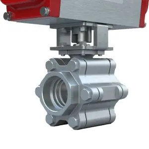 Flow-Tek 180075-11010CSJG-NN Triad Fp21 Thrd Fp 3-pc Live Loaded Ball Valve 3/4