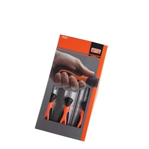 WILLIAMS 1-478-08-1-2 Bahco Engineering File Set Ergo 5-Pcs
